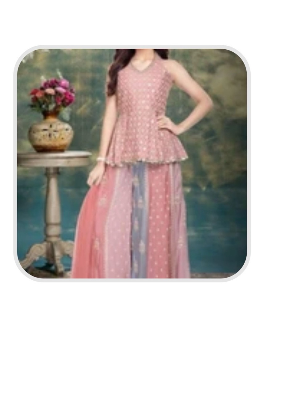 Girls Pink Polka Dot Peplum Dress with Sheer Skirt